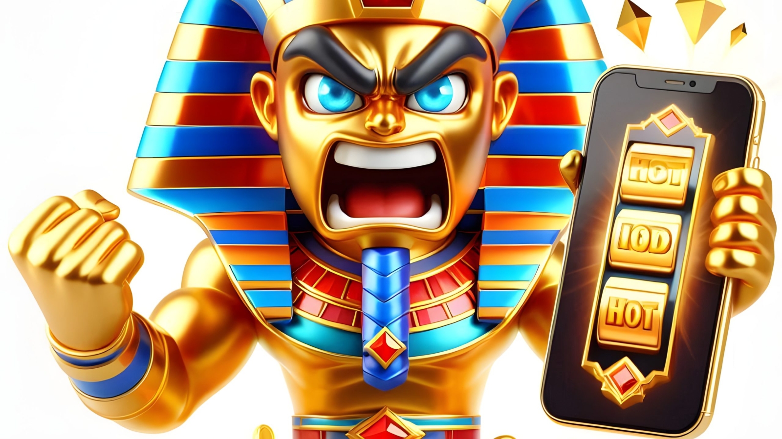 pharaoh-treasure-slot-game-character-holding-phone-with-white-background (3)